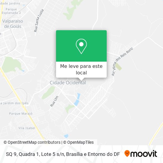 SQ 9, Quadra 1, Lote 5 s/n mapa