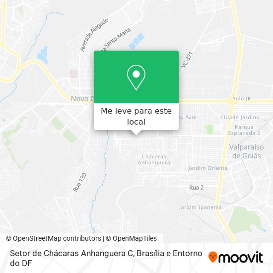 Setor de Chácaras Anhanguera C mapa