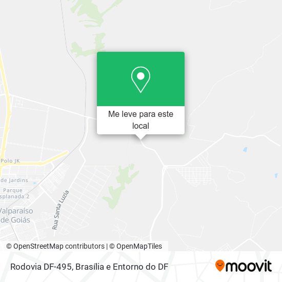 Rodovia DF-495 mapa