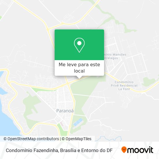 Condomínio Fazendinha mapa
