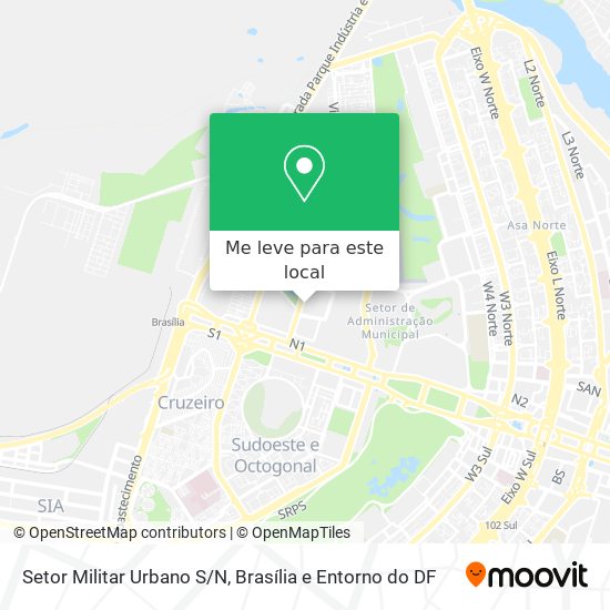Setor Militar Urbano S/N mapa