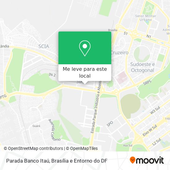 Parada Banco Itaú mapa