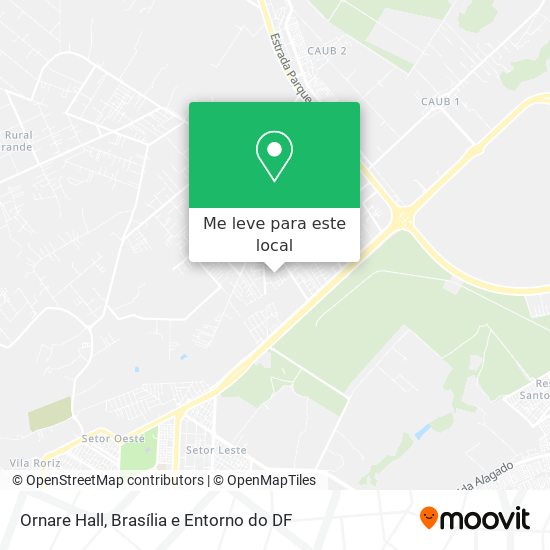 Ornare Hall mapa