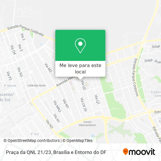 Praça da QNL 21/23 mapa