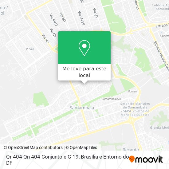 Qr 404 Qn 404 Conjunto e G 19 mapa