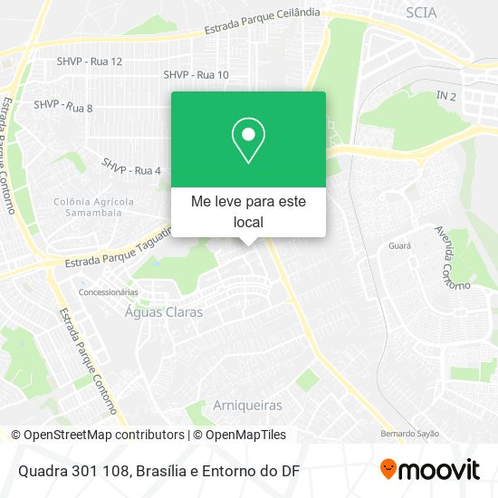 Quadra 301 108 mapa