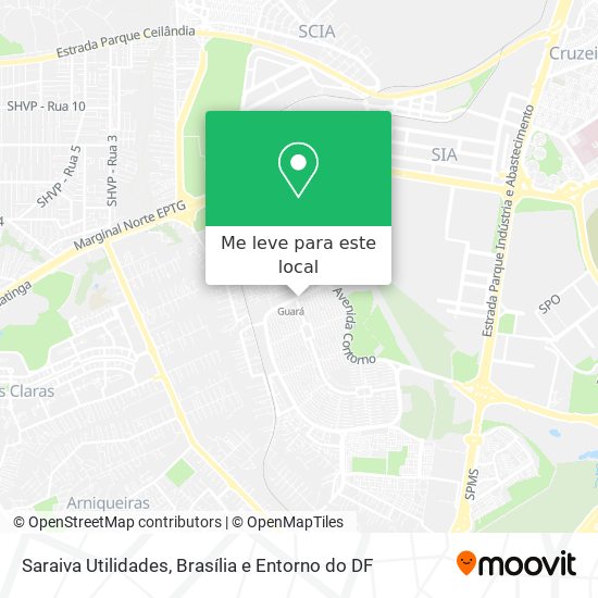 Saraiva Utilidades mapa