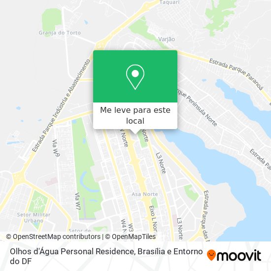 Olhos d'Água Personal Residence mapa