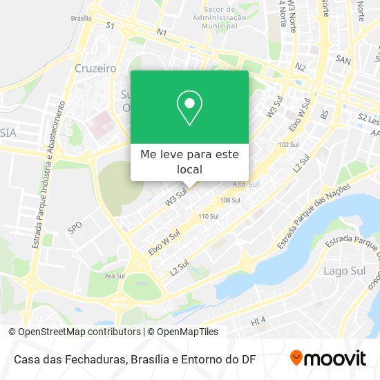 Casa das Fechaduras mapa