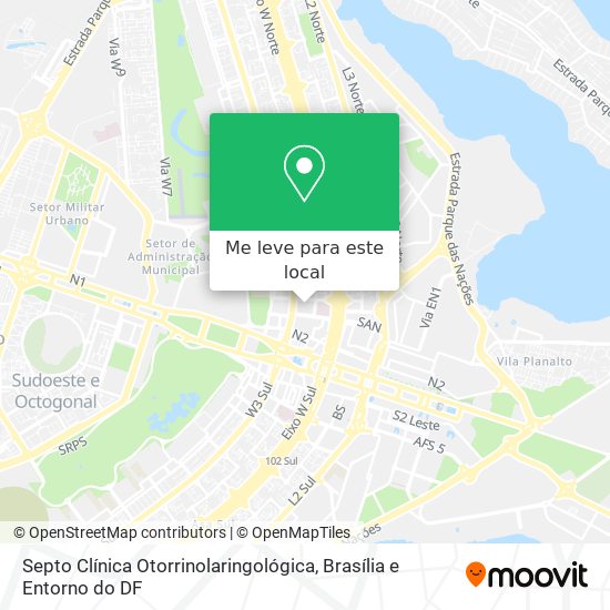 Septo Clínica Otorrinolaringológica mapa