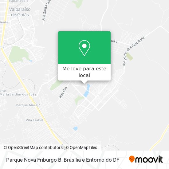 Parque Nova Friburgo B mapa