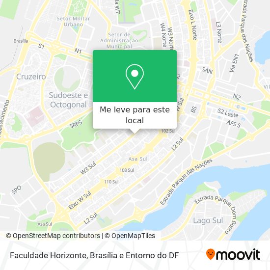 Faculdade Horizonte mapa