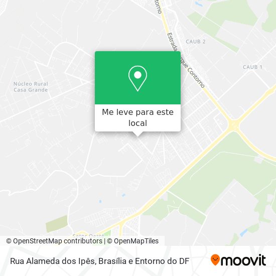Rua Alameda dos Ipês mapa