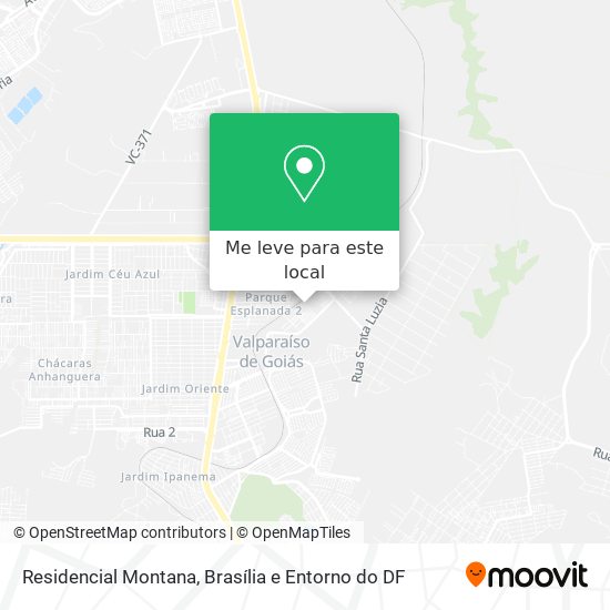 Residencial Montana mapa