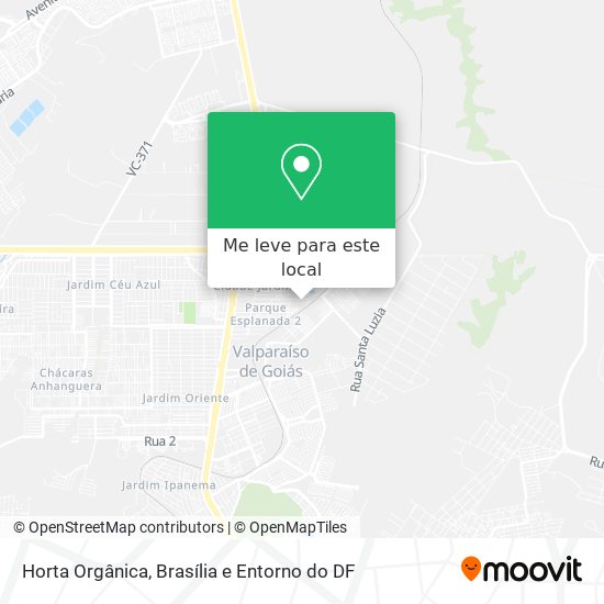 Horta Orgânica mapa