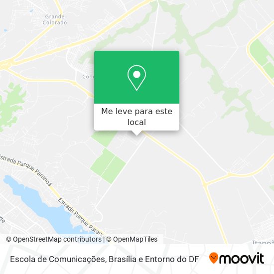 Escola de Comunicações mapa