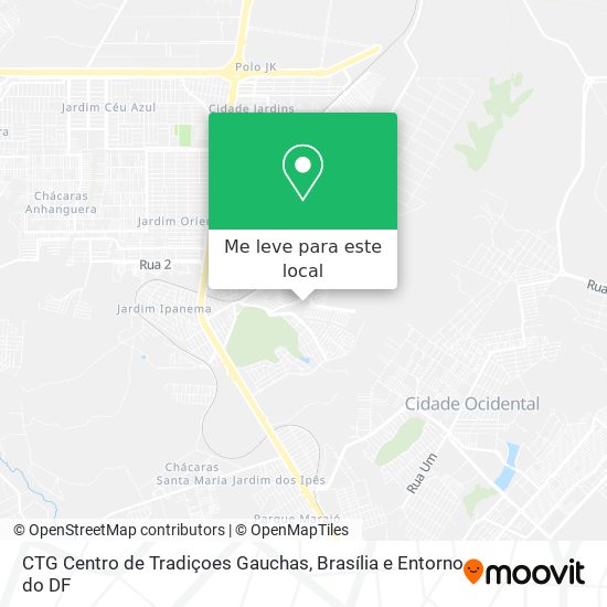 CTG Centro de Tradiçoes Gauchas mapa
