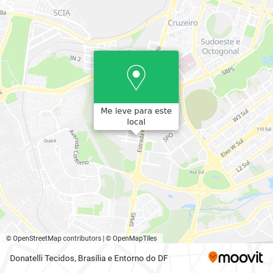 Donatelli Tecidos mapa