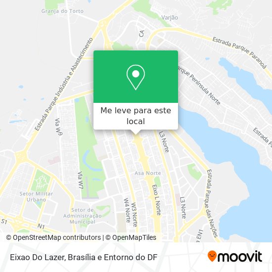 Eixao Do Lazer mapa