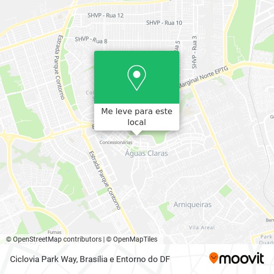 Ciclovia Park Way mapa