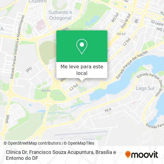 Clínica Dr. Francisco Souza Acupuntura mapa