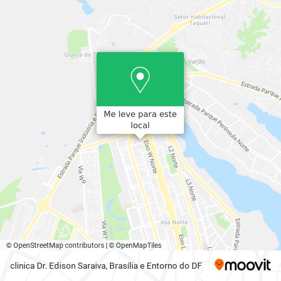 clinica Dr. Edison Saraiva mapa