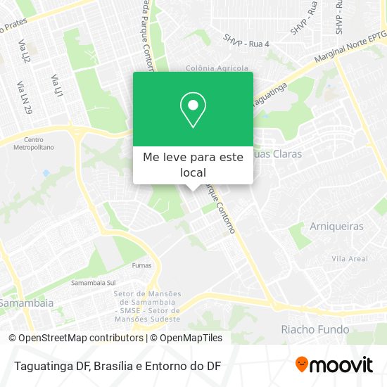 Taguatinga DF mapa