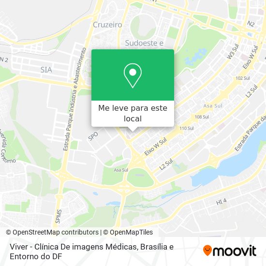 Viver - Clínica De imagens Médicas mapa