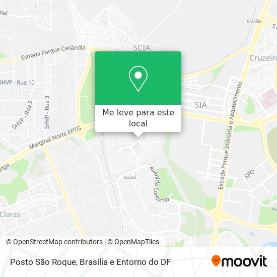 Posto São Roque mapa