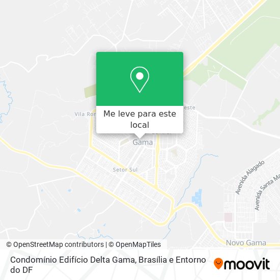 Condomínio Edifício Delta Gama mapa