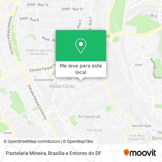Pastelaria Mineira mapa