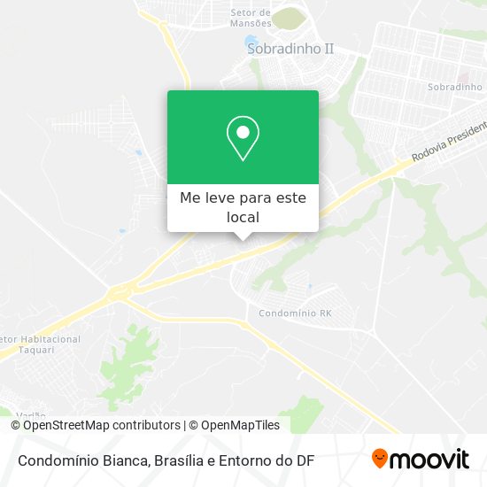 Condomínio Bianca mapa