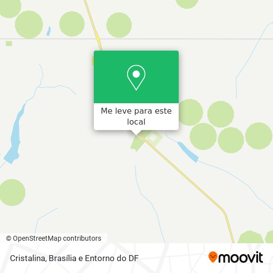 Cristalina mapa