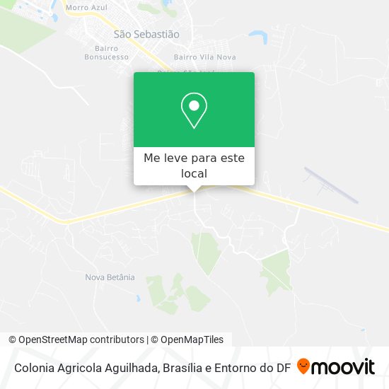 Colonia Agricola Aguilhada mapa