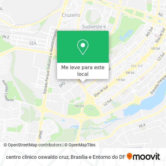 centro clinico oswaldo cruz mapa