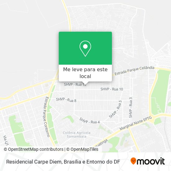 Residencial Carpe Diem mapa