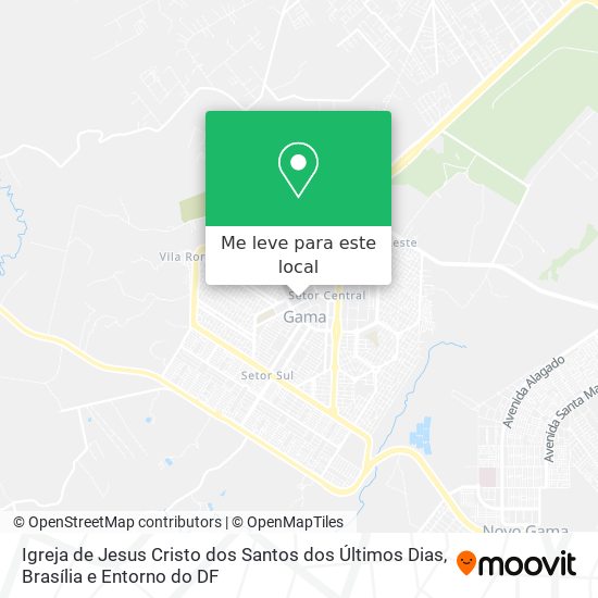 Igreja de Jesus Cristo dos Santos dos Últimos Dias mapa