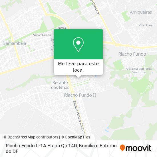 Riacho Fundo II-1A Etapa Qn 14D mapa