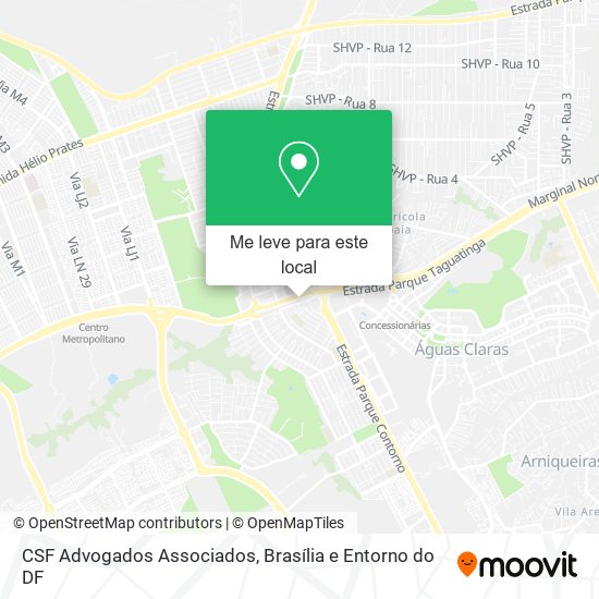 CSF Advogados Associados mapa