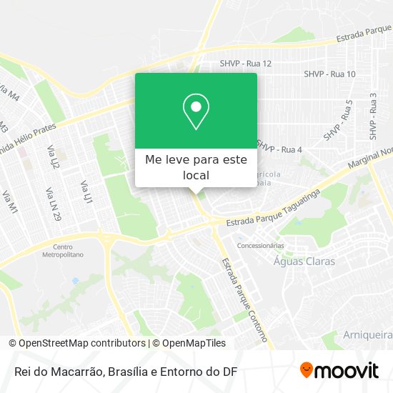 Rei do Macarrão mapa