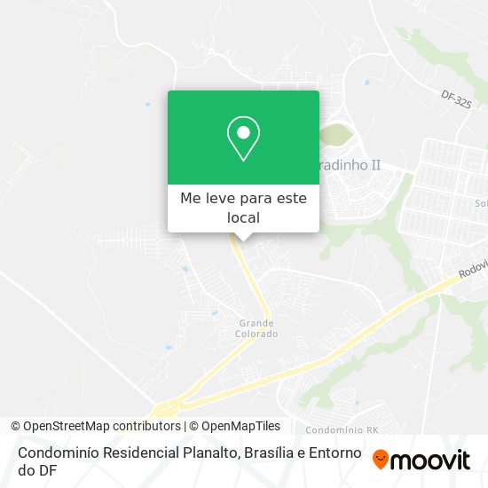 Condominío Residencial Planalto mapa