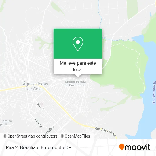 Rua 2 mapa