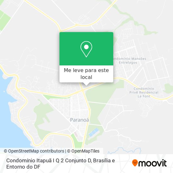 Condomínio Itapuã I Q 2 Conjunto D mapa