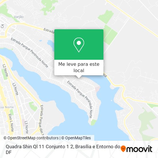 Quadra Shin Ql 11 Conjunto 1 2 mapa