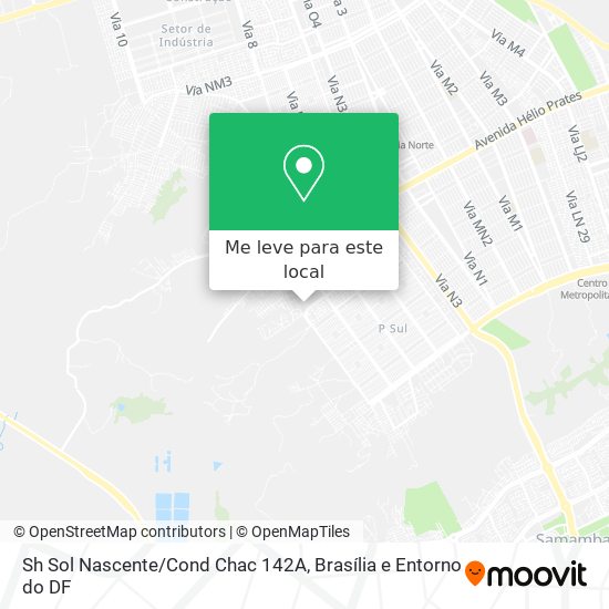 Sh Sol Nascente/Cond Chac 142A mapa