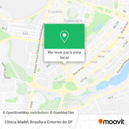 Clínica Madel mapa