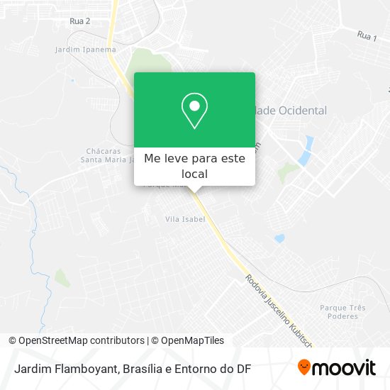 Jardim Flamboyant mapa