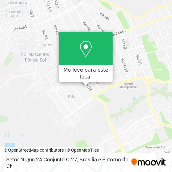 Setor N Qnn 24 Conjunto O 27 mapa