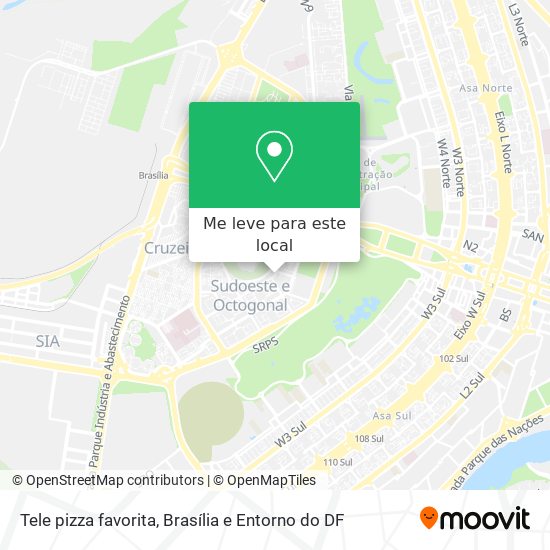 Tele pizza favorita mapa