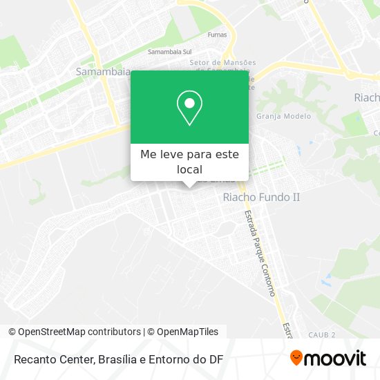 Recanto Center mapa